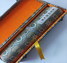 索县书画装裱案例